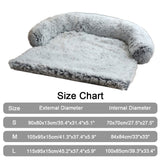 Gradient Plush, Soft and Comfortable Pet Sofa Bed