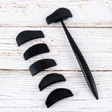 3pcs 6 in 1 Silicone Glam up Easy Crease Line Kit With Eyeshadow Brush