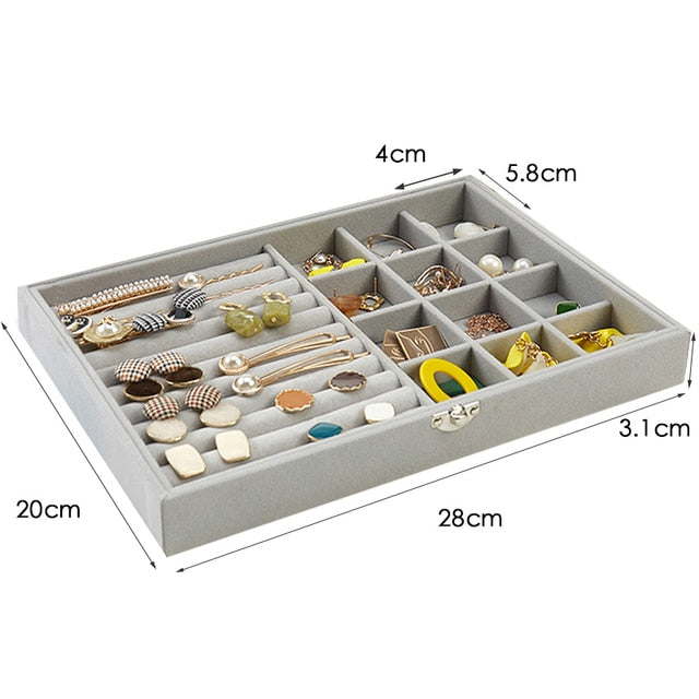 Velvet Jewelry Organizer perfect for storing and displaying your favorite jewelry pieces.