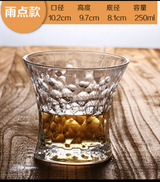 Whiskey Glass Crystal Cup Stunning Rock Style Old Fashioned Cocktail Glass with Timeless Design