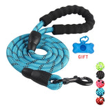 Durable Nylon Dog harness Color 1.5M Pet Dog Leash Walking Training Leash Cats Dogs Leashes Strap Dog Belt Rope