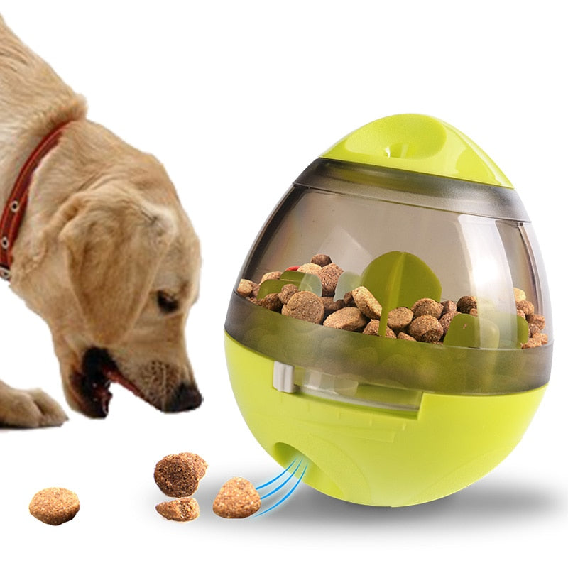 Interactive Pet Food Dispenser Dome-Shaped Toy