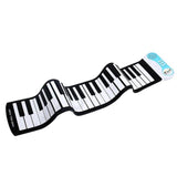 Portable 49 Keys Flexible Silicone Roll Up Piano Folding Electronic Keyboard for Children Student