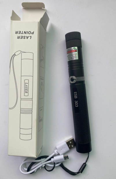 3pcs USB Charge 303 Laser Pointer