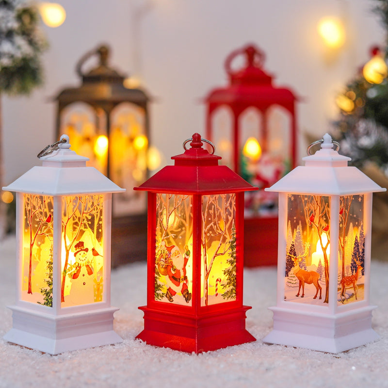 3pcs Christmas Lantern Light Home Decorations