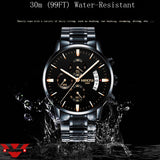 Men's Elegant Wrist Watches Sleek, Gold design, and Stylish Timepiece