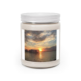 " Sunset View " Design Scented Candles, 9oz Holiday Gift Birthday Gift Comfort Spice Scent, Sea Breeze Scent, Vanilla Bean Scent Home Decor