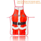 3pcs Santa Claus Christmas Non-woven Kitchen  Apron