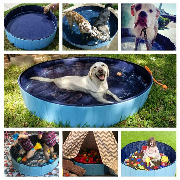 Foldable and Portable Swimming Pool Pet Bath