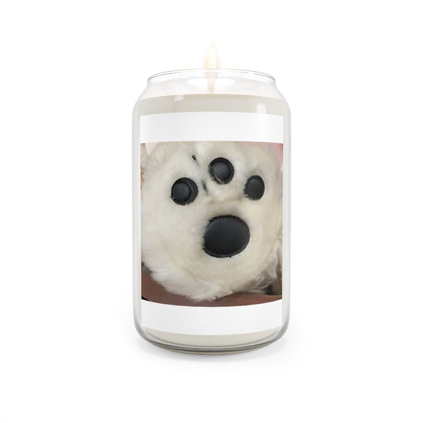 " Dog Paw " Design Scented Candle, 13.75oz Holiday Gift Birthday Gift Comfort Spice Scent, Sea Breeze Scent, Vanilla Bean Scent Home Decor