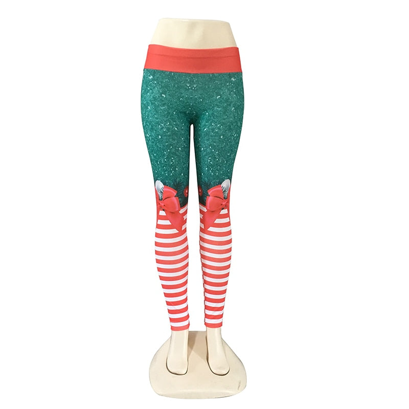 Christmas Trousers Leggings For Women