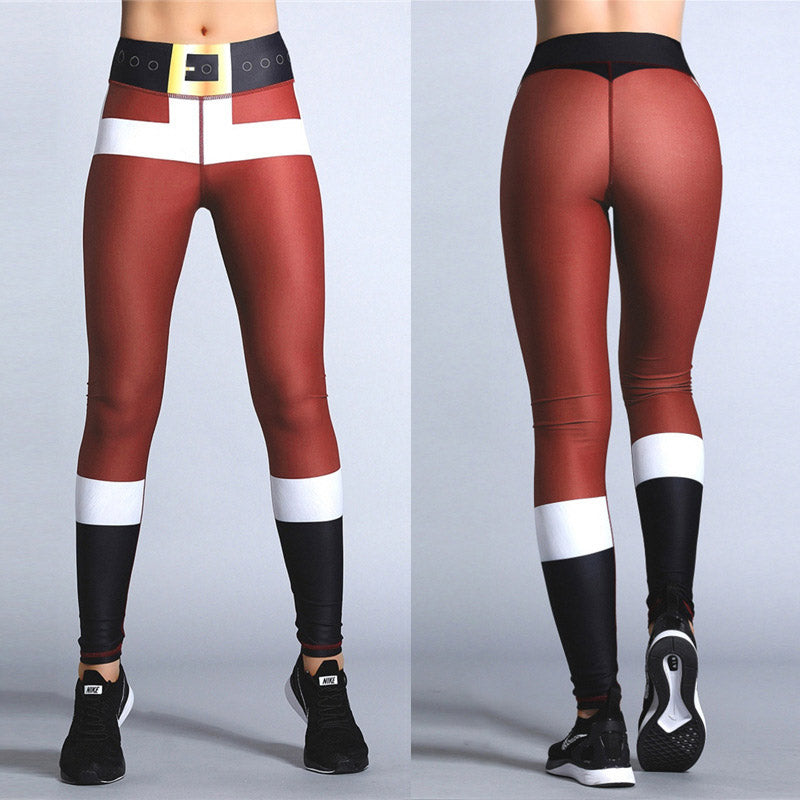 Christmas Trousers Leggings For Women