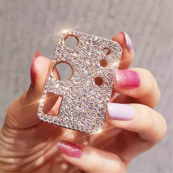 3pcs Diamond Metal Note 20 Ultra Phone Camera Lens Protection Case Cover