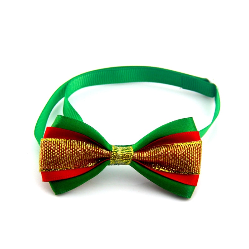 3pcs Christmas Pet Bow Collar