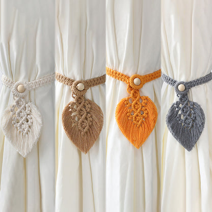 3pcs Macrame Room Decoration Curtain Tieback Rope Home Decoration and Accents