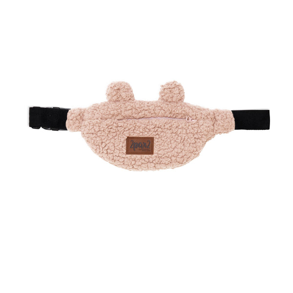 Silver Pink Plush Fanny Bag Waist Pack For Kids Fashion