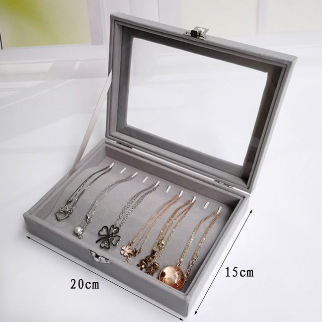 Velvet Jewelry Organizer perfect for storing and displaying your favorite jewelry pieces.