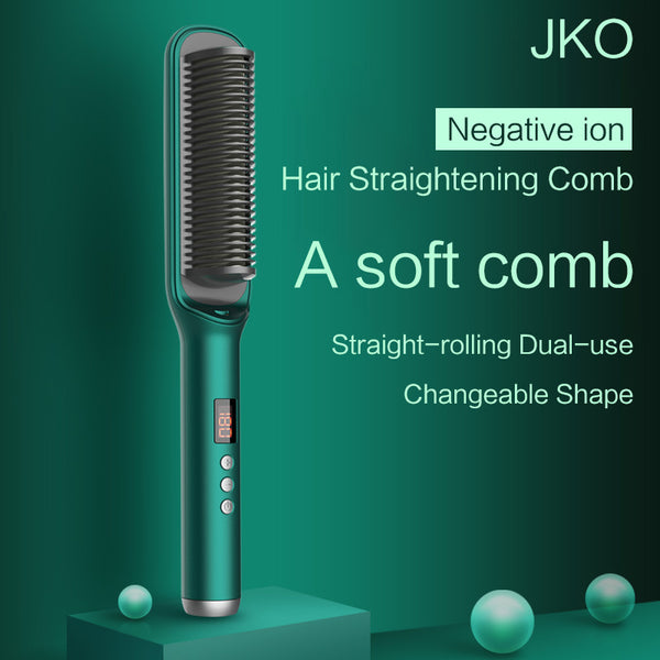 Sleek Professional Hair Straightener and Curler Combo with Negative Ion Technology