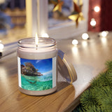 " Under Water Scenery " Design Scented Candles, 9oz Holiday Gift Birthday Gift Comfort Spice Scent, Sea Breeze Scent, Vanilla Bean Scent Home Decor