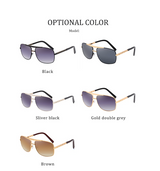 Classic Stylish Trendy Men's Square Sunglasses Fashion Accessories