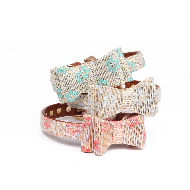 3pcs Cute Stylish and Eye-catching Bowknot Pets Collars