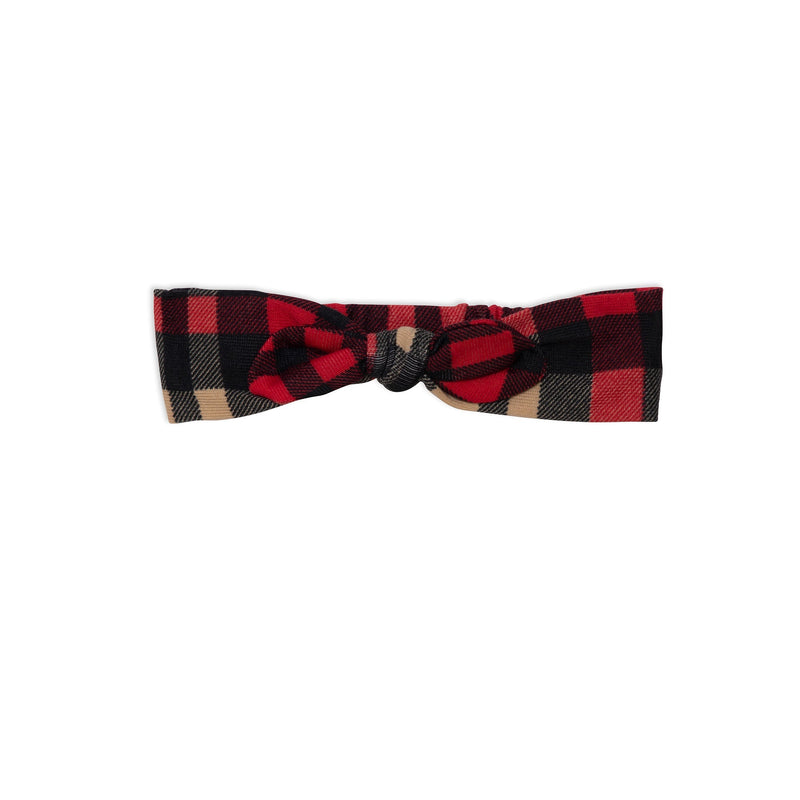 Plaid Knotted Headband