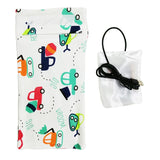 3pcs USB Milk Water Warmer Travel Stroller Insulated Bag Bottle Heater