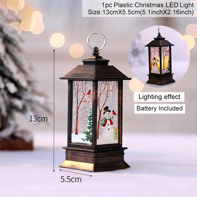 3pcs Christmas Lantern Light Home Decorations