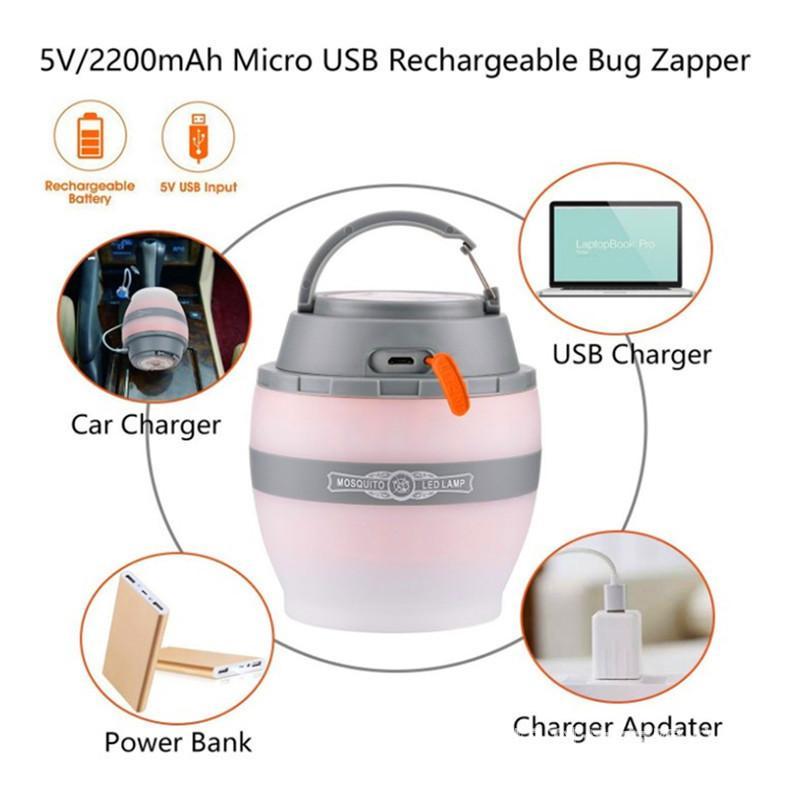 Solar LED Light Handy Mosquito Killer Lamp Effective Way To Get Rid of Mosquitoes