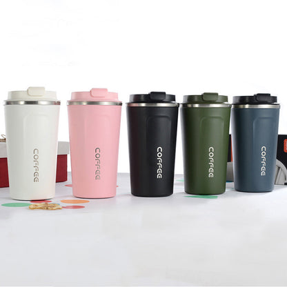 3pcs 380/510ML 304 Stainless Steel Coffee Mugs Tumbler Leakproof BPA-Free