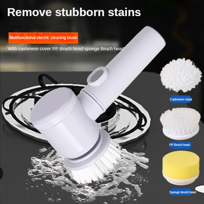 3pcs 3 In 1 Multifunctional Electric Cleaning Brush Home Kitchen Tools