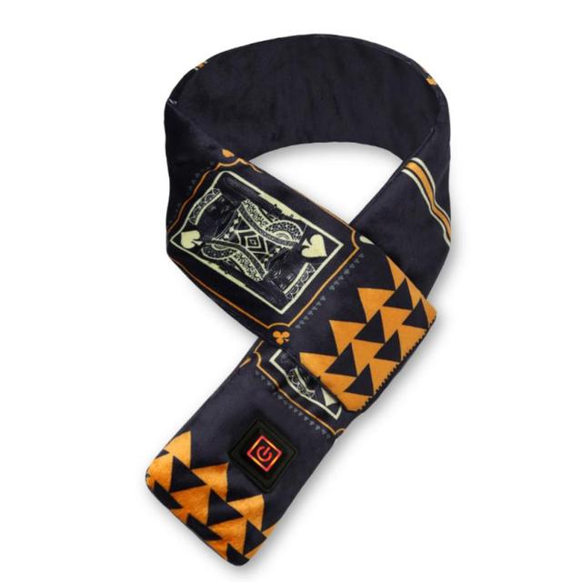 USB Heated Winter Scarf Smart Heating Solid Massage Scarf Outdoor Equipment Winter Warmer Neck Heating Pad Heated Scarf New