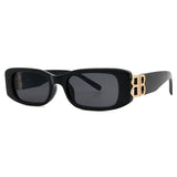 3pcs Black Shades Retro Eyewear Women's Men's Fashion Accessories