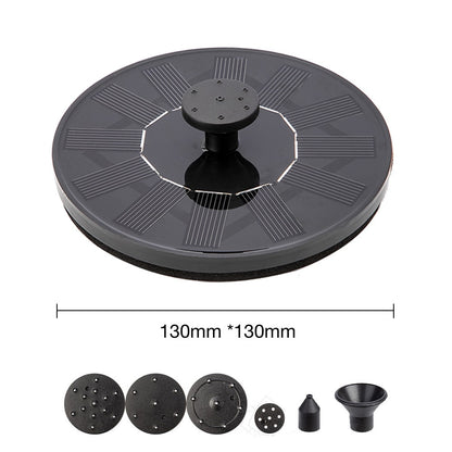 Outdoor Solar Panel Powered Fountain Pump