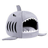 Soft Pet Cushion Dog House Shark Tail Fins Design