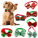 3pcs Christmas Pet Bow Collar