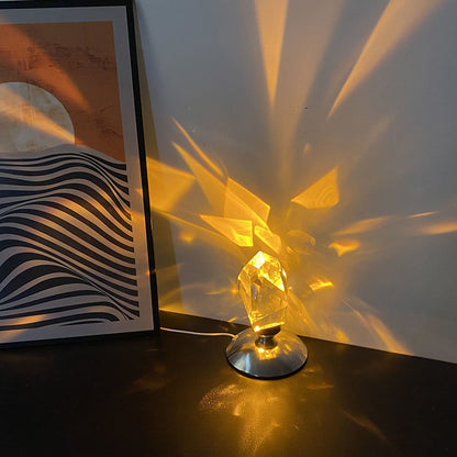 LED Crystal Night Lamp