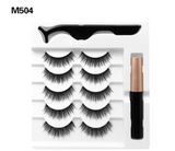 3pcs Magnetic Eyelashes Set Full Strip