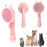 3pcs Pumpkin Pet Brush, Self Cleaning Slicker Brush Perfect Tool for Easy and Effective Pet Grooming.