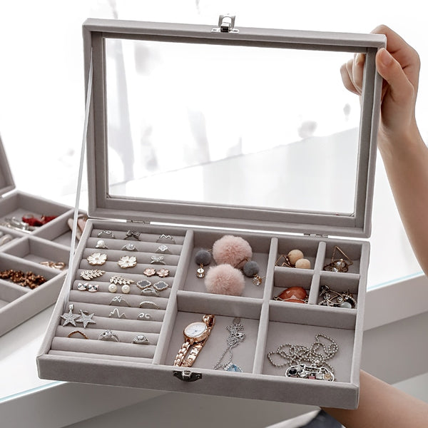 Velvet Jewelry Organizer perfect for storing and displaying your favorite jewelry pieces.