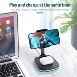 3in1 Magnetic Folding Wireless Charger For Apple Devices iPhone Apple Watch Airpods