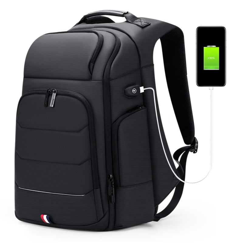 USB Charging Waterproof Classic Basic Backpack