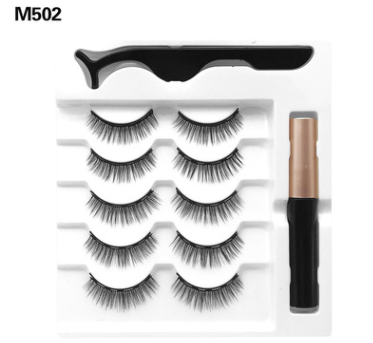 3pcs Magnetic Eyelashes Set Full Strip