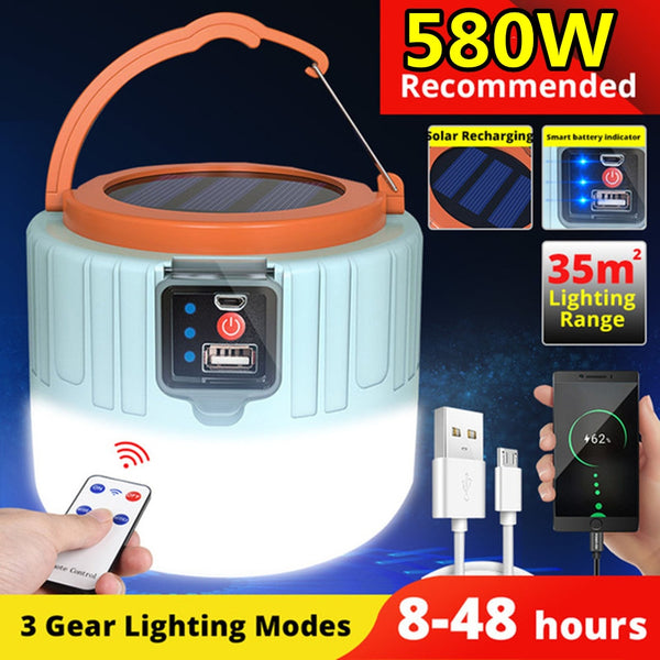 580W Outdoor Camping Solar Light