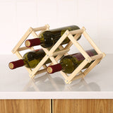 Wooden Wine Bottle Storage Rack