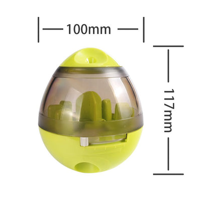 Interactive Pet Food Dispenser Dome-Shaped Toy