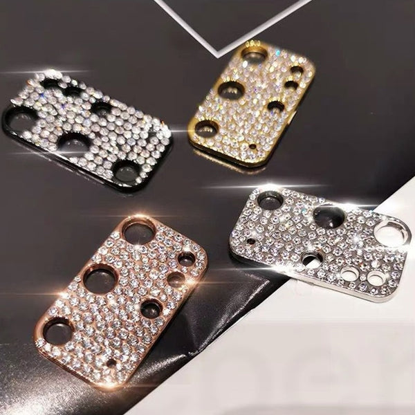 3pcs Diamond Metal Note 20 Ultra Phone Camera Lens Protection Case Cover