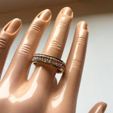 Brand-new 10 1/2 fashion jewelry ring w/ pink gems. Women's Ladies Fashion Jewelry - Findsbyjune.com